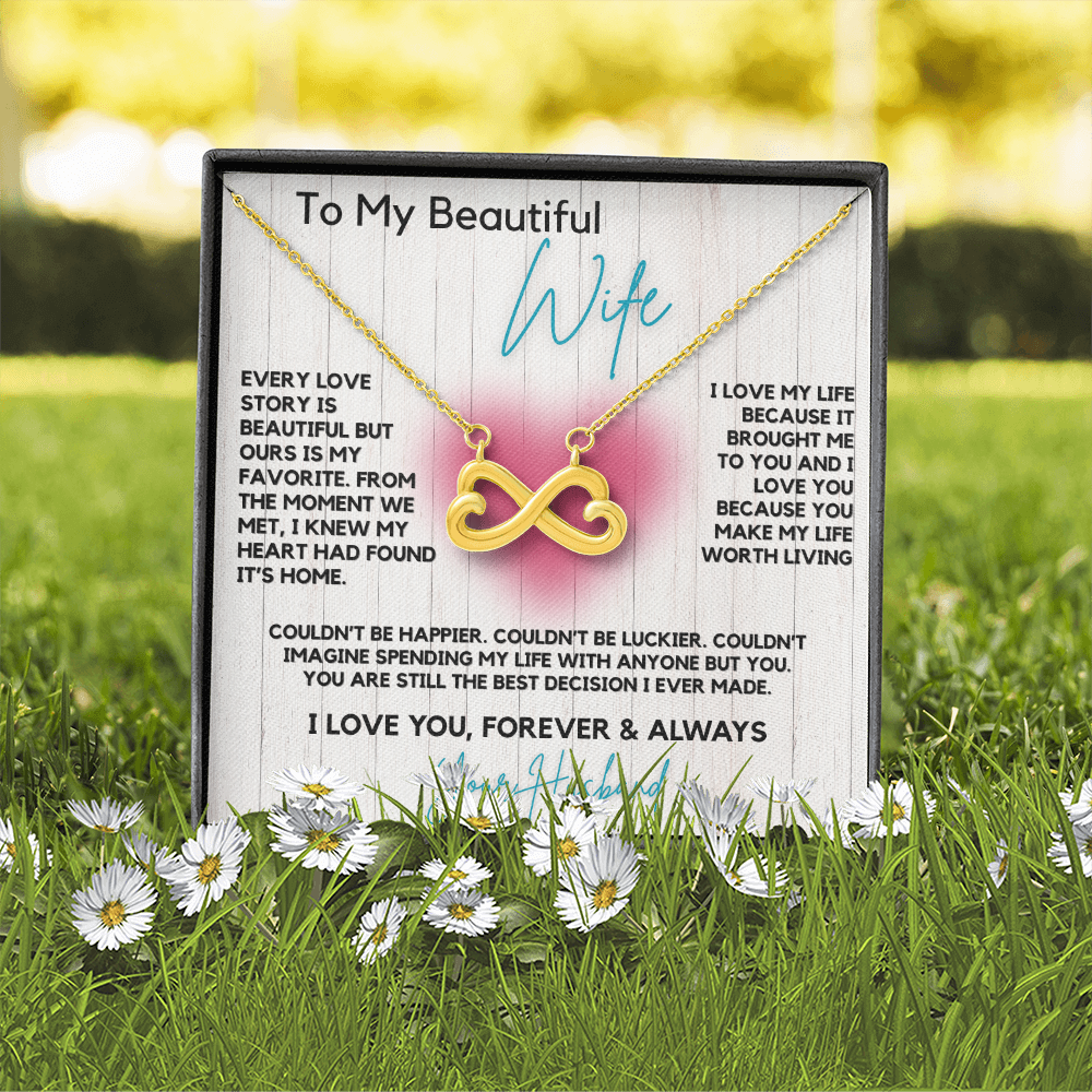 Endless Love Infinity Double Heart Necklace- Celebrate Your Unique Love Story