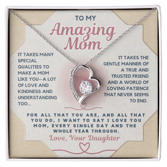 Heart Necklace for your Amazing Mom!