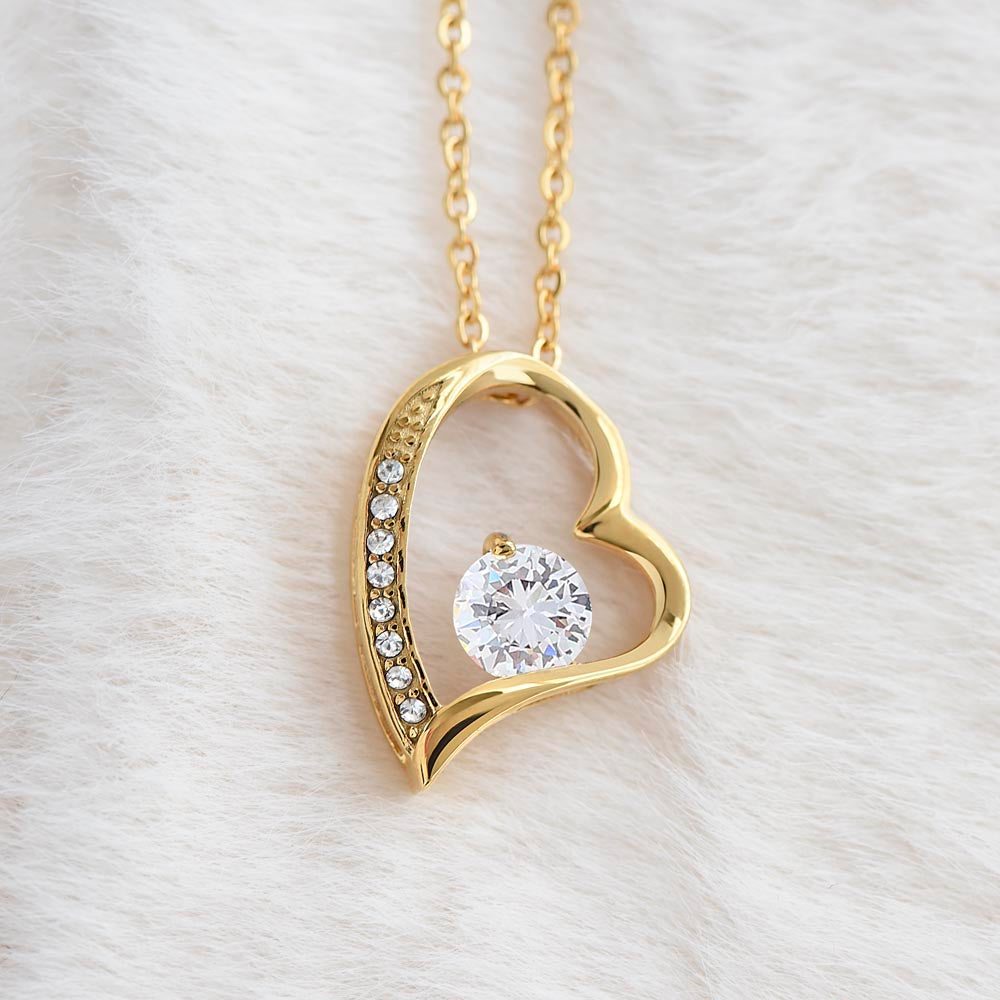 Beautiful solitaire heart necklace for your daughter