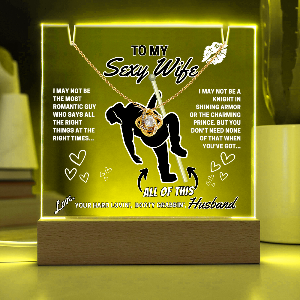 Love Knot Necklace for your wife- She didn't get the charming prince but...she gets all of YOU!