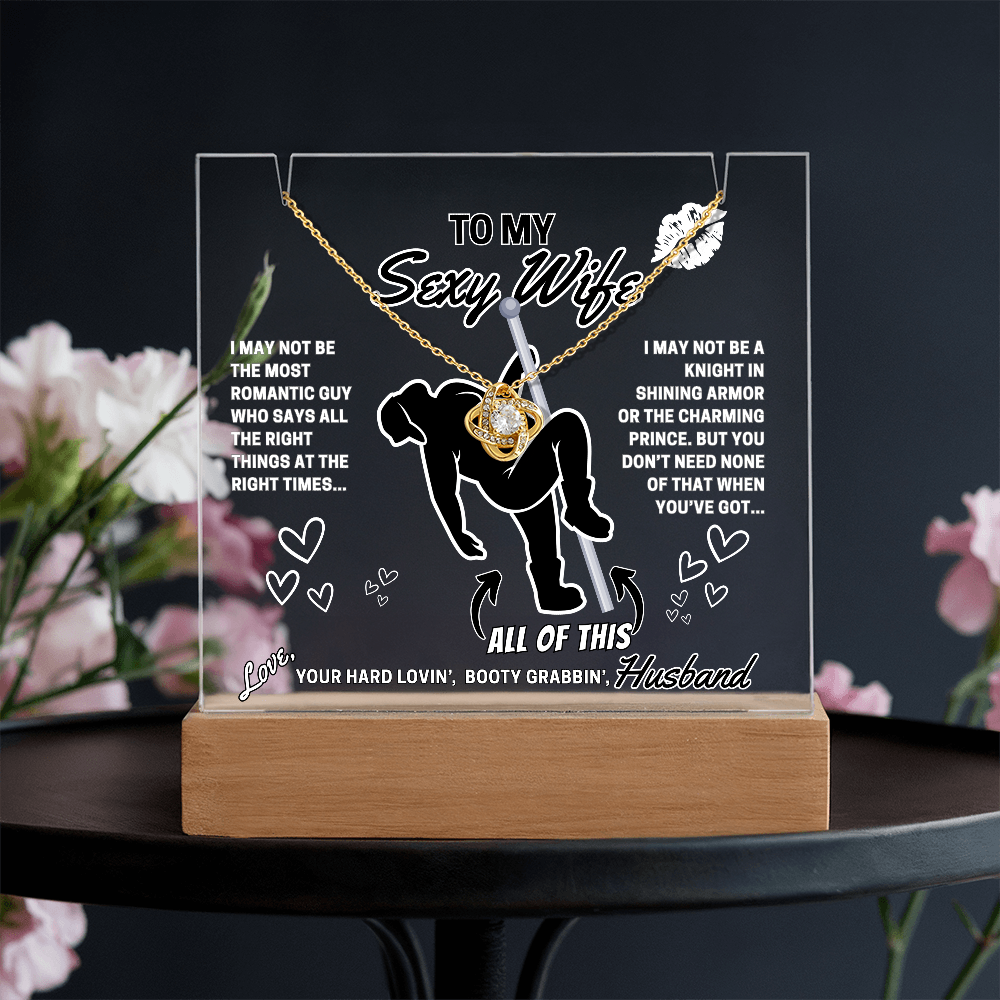 Love Knot Necklace for your wife- She didn't get the charming prince but...she gets all of YOU!