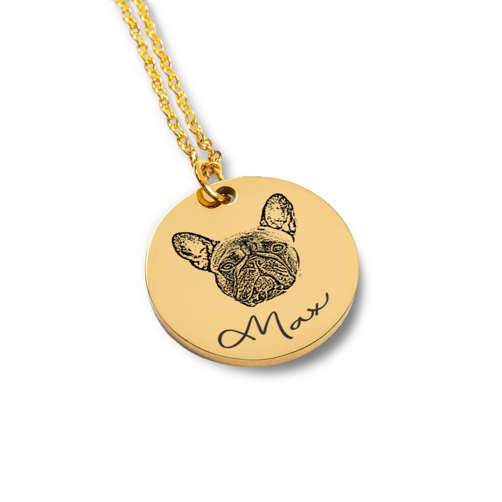 Pet Portrait Necklace - keep them close to your heart every day