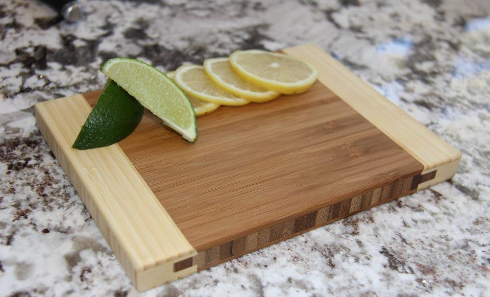 'Grandma's Kitchen' Cutting Board with Grandkids names and butterflies, Custom Bamboo Board, Personalized Family Gift