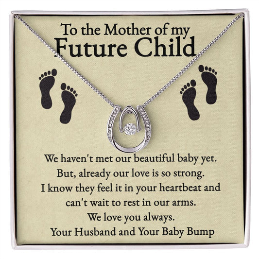 Heart held within pendant-Beautiful Mother's Day gift for the Mom-to-Be