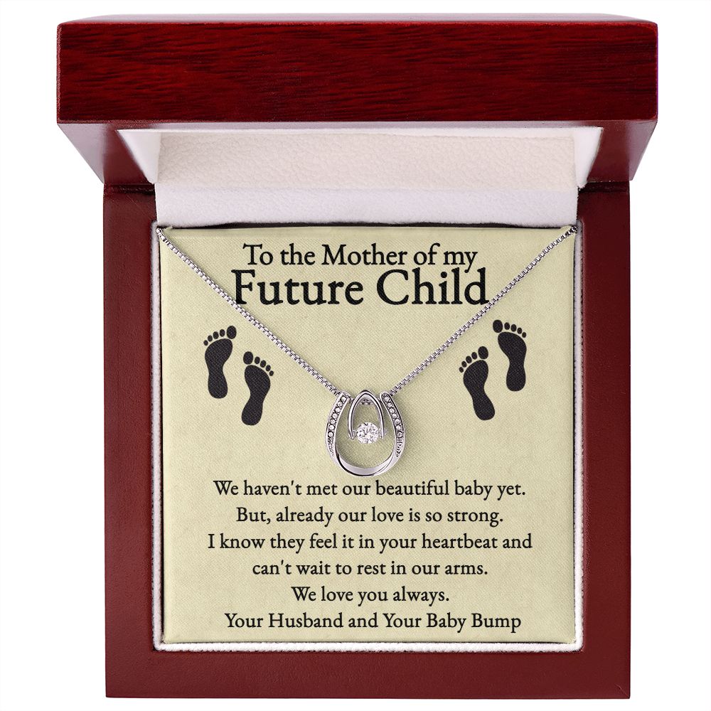 Heart held within pendant-Beautiful Mother's Day gift for the Mom-to-Be