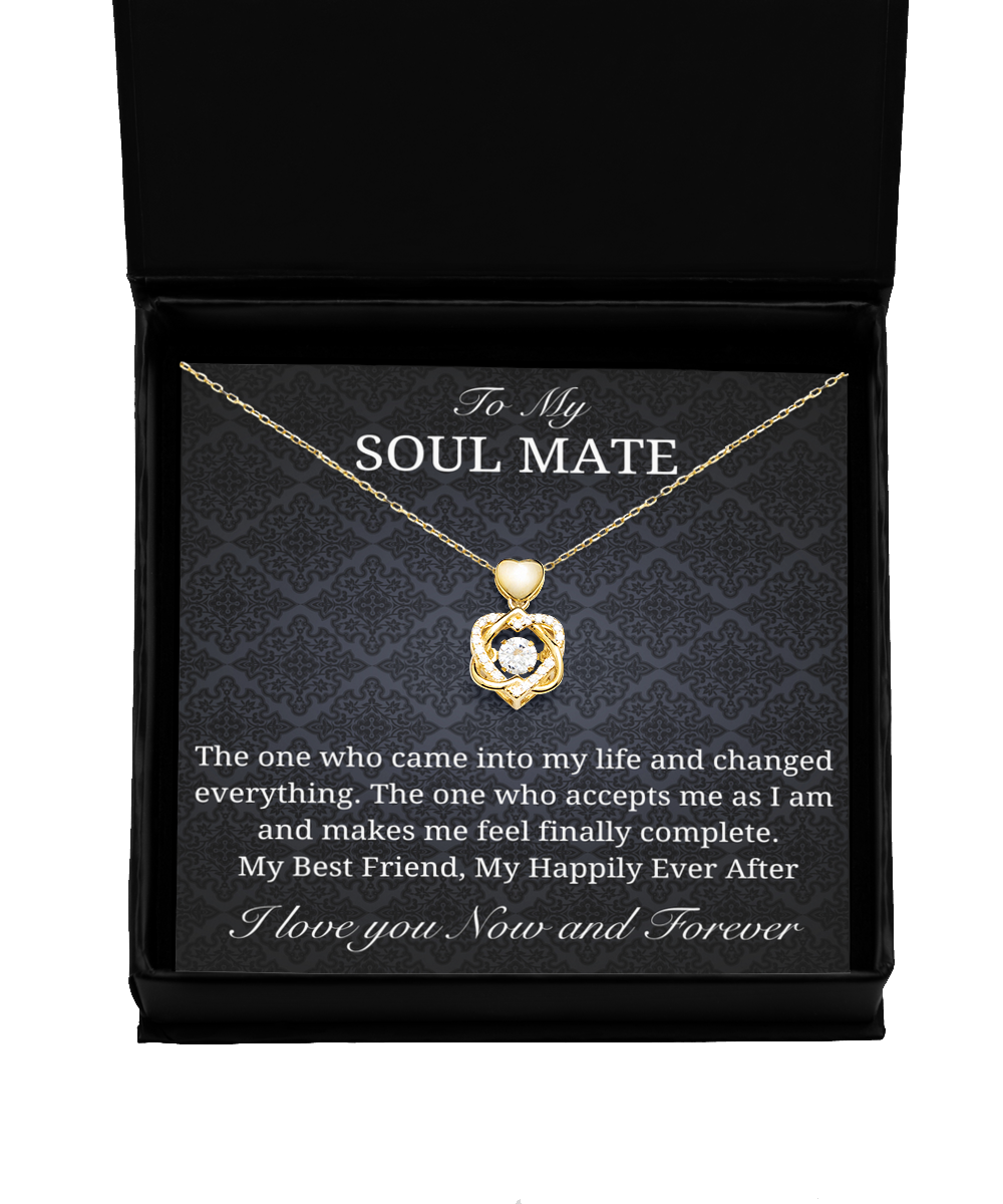 Beautiful Love Knot necklace -For Your Soul Mate