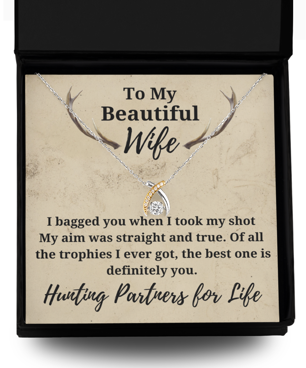 Hunter's Wife 'Dancing Wishbone' necklace