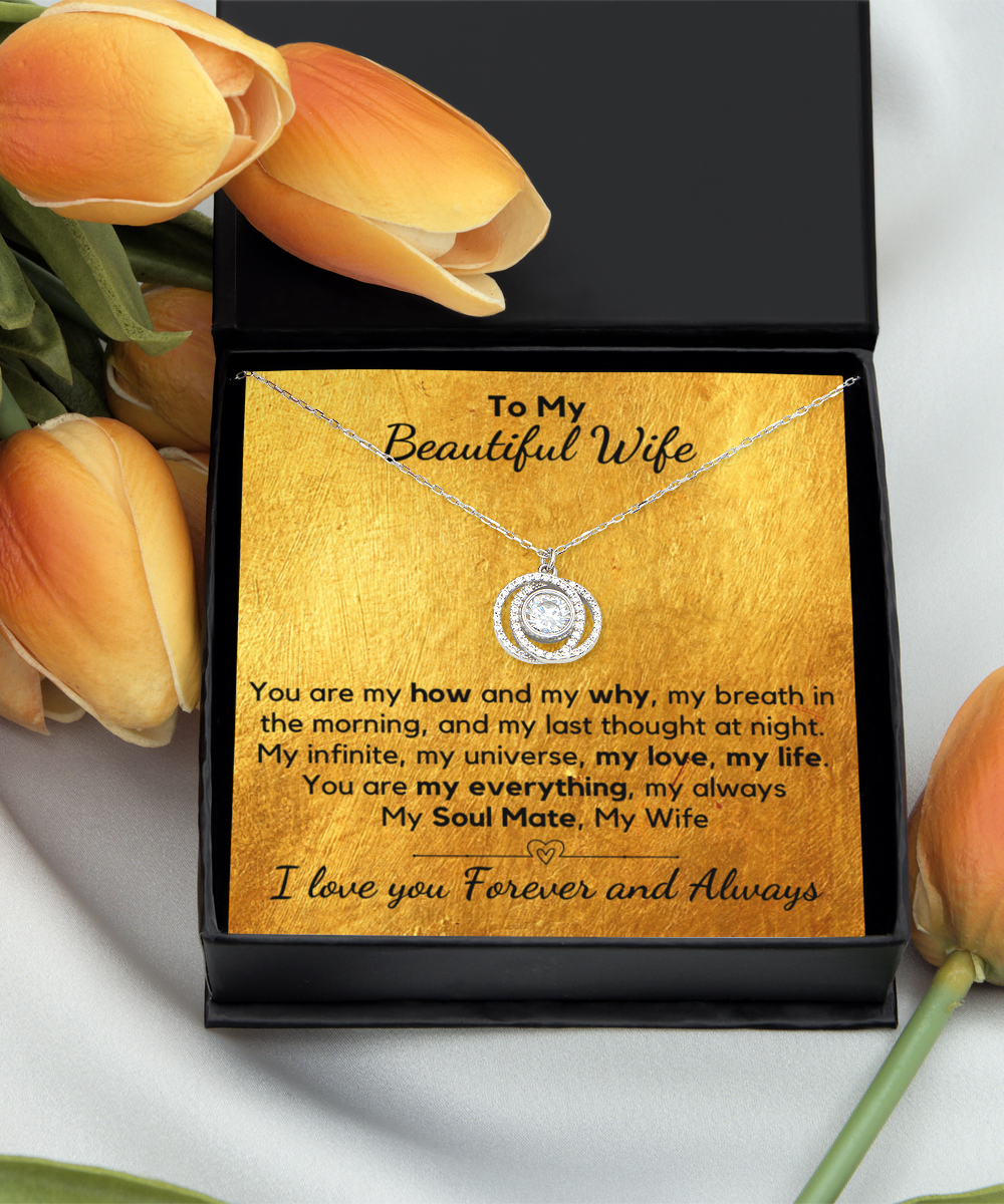 Beautiful Circles of Love pendant for your beautiful wife