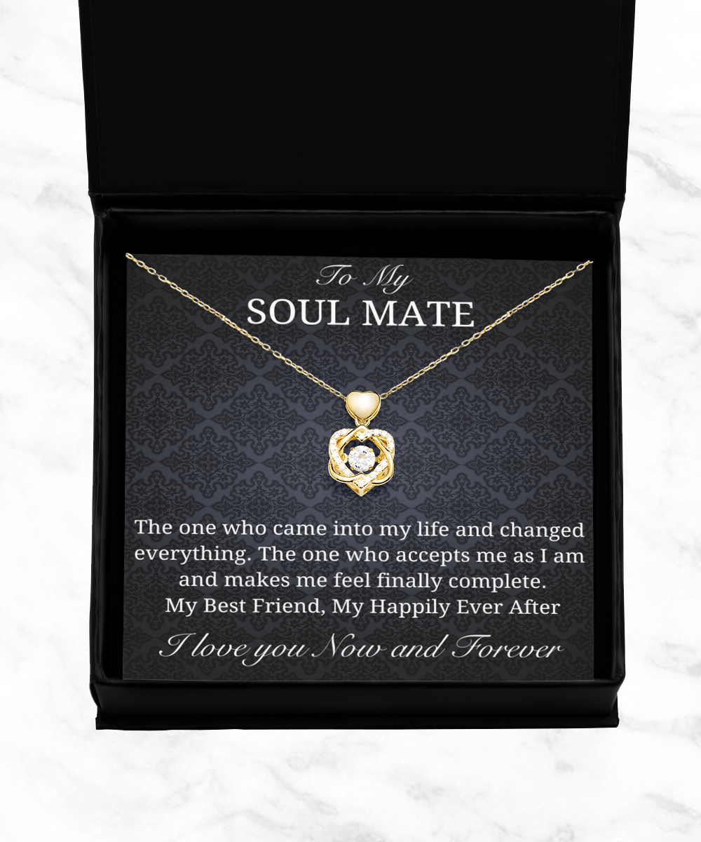 Beautiful Love Knot necklace -For Your Soul Mate