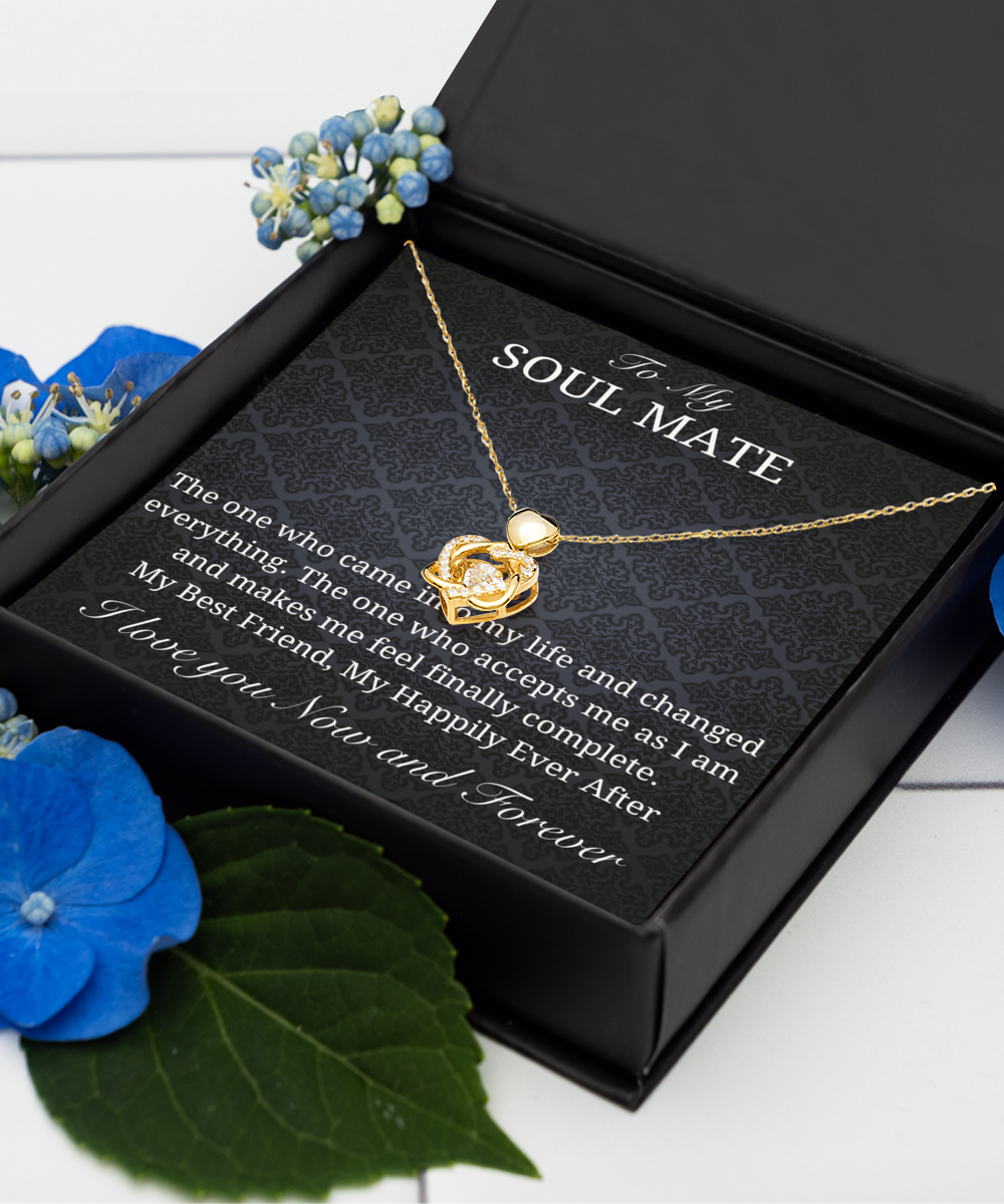 Beautiful Love Knot necklace -For Your Soul Mate