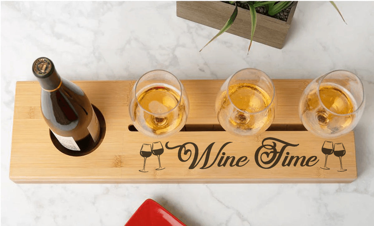 Wine Serving Tray - it's always a good time for wine!