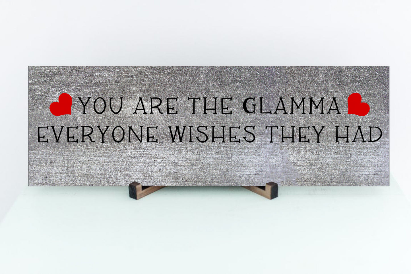 Glamma gift! - Awesome chic and rustic sign celebrating how special Glamma is!